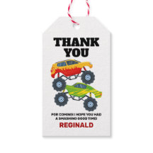 Monster Truck Birthday Dank je wel