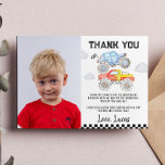 Monster Truck Birthday Foto bedankt<br><div class="desc">Onze Monster Truck Birthday Cards zijn de perfecte manier om je gasten dankbaar en dankbaar te shows voor het vieren met je. Het ontwerp is voorzien van een feestelijke en kleurrijke lay-out met ruimte voor een gepersonaliseerd bericht of een "dank u"nota. Ze zijn perfect om na het feest je waardering...</div>