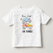 Monster Truck Birthday Kinder Shirts (Voorkant)