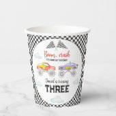 Monster Truck Birthday Papieren Bekers (Voorkant)