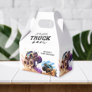 Monster Truck Birthday Party Bedankdoosjes