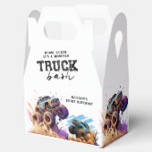 Monster Truck Birthday Party Bedankdoosjes (Geopend)