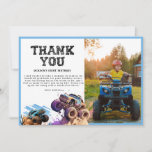 Monster Truck Birthday Party Bedankkaart<br><div class="desc">Monster Truck Verjaardagsfeestje Dank je kaart</div>