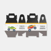 Monster Truck Birthday Party Favor Box Bedankdoosjes (Uitgevouwen)
