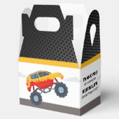 Monster Truck Birthday Party Favor Box Bedankdoosjes (Geopend)