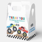 Monster Truck Birthday Party Favor Box Bedankdoosjes (Geopend)