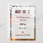 Monster Truck Birthday Party Invitation (Achterkant)