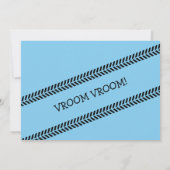 Monster Truck Birthday Party Kaart (Achterkant)