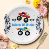 Monster Truck Birthday Party Paper Borden Papieren Bordje