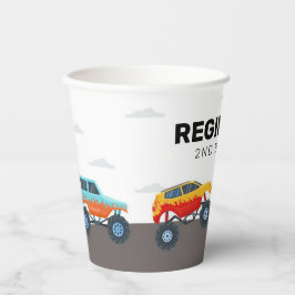 Monster Truck Birthday Party Papieren Bekers