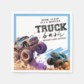 Monster Truck Birthday Party Servet (Voorkant)