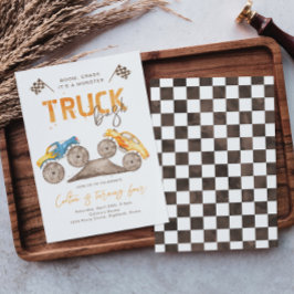 Monster Truck Birthday Uitnodiging | Monster Truck