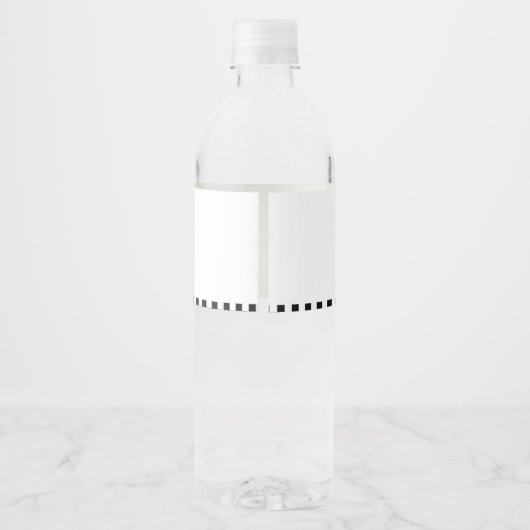 Monster Truck Birthday Water Fles Label Waterfles Etiket (Achterkant)