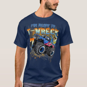 Monster Truck Boy 7 jaar oud Shirt, ik ben klaar o T-shirt