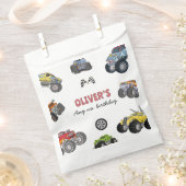 Monster truck, boy any age birthday bedankzakje (Geknipt)