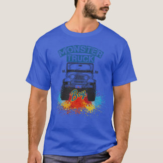 Monster Truck Boy Kids T-shirt
