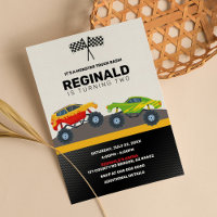 Monster Truck Boy Racing Birthday Jam