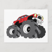Monster Truck Briefkaart (Voorkant)