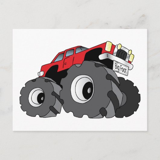 Monster Truck Briefkaart (Voorkant)