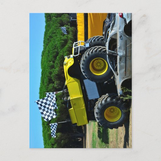 Monster Truck Briefkaart (Voorkant)