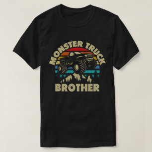 Monster Truck Broer Matching Familie T-shirt