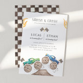 Monster Truck Broers en Zussen Gezamenlijk Verjaar Kaart