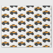Monster Truck Cadeaupapier (Vlak)