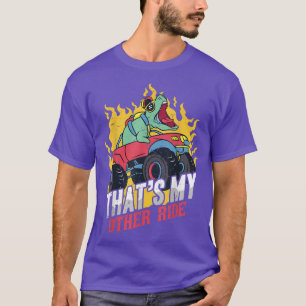 Monster Truck Car en Dino Cool Pickup Engine Dist T-shirt