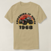 Monster Truck-chauffeur die het sinds 1968 loodst T-shirt (Design voorkant)