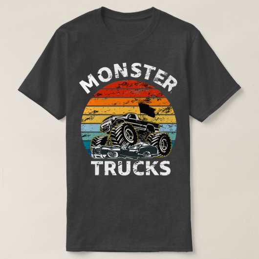 Monster Truck Cigfoot Car Cool Engine T-shirt (Design voorkant)