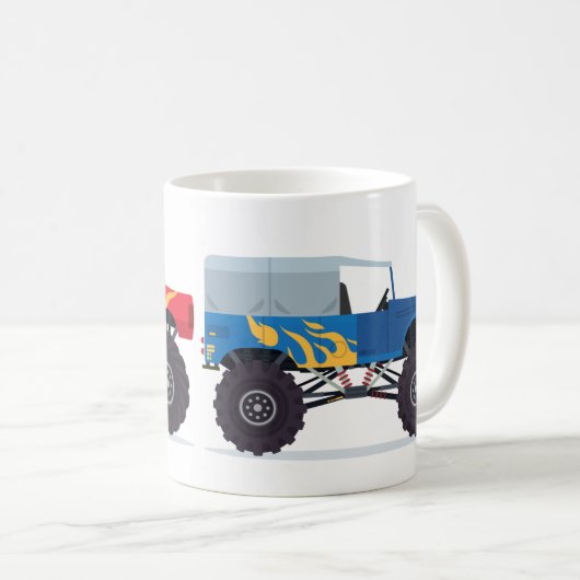 Monster Truck Coffee Mok (Voorkant rechts)
