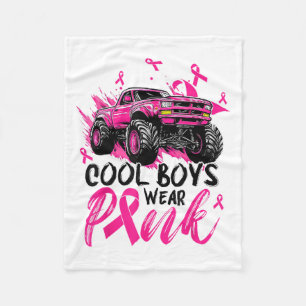 Monster Truck Cool Boys Draag NK Borstkanker Award Fleece Deken