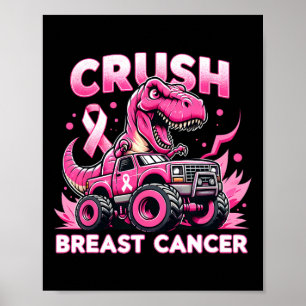 Monster Truck Crush Borstkanker Support Squad WA Poster