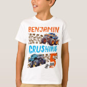 Monster Truck Crushing 5 - 5e verjaardag T-shirt (Voorkant)