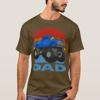 Monster Truck Dad 4x4 Mudding Truck  T-shirt