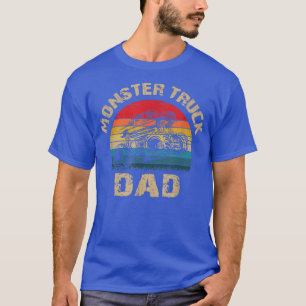MONSTER TRUCK DAD; Retro Distress Big Truck T-shirt