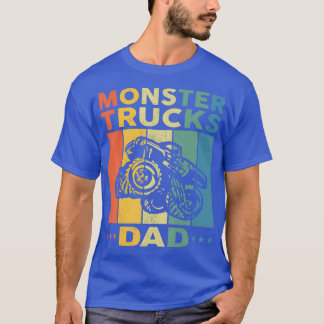 Monster Truck Dad Retro  Monster Truck 3 T-shirt