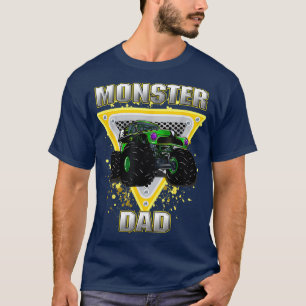 Monster Truck Dad Retro  Monster Truck T-shirt