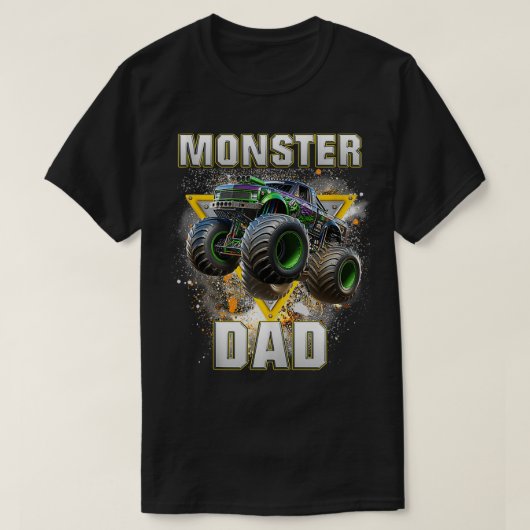 Monster Truck Dad T-shirt (Design voorkant)