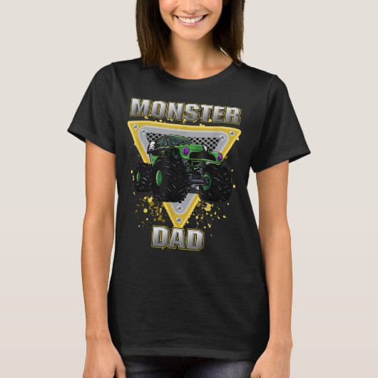 Monster Truck Dad T-shirt (Voorkant)