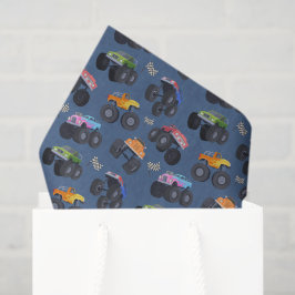 Monster Truck Decoupage Papier, Grote Wiel Tissuepapier