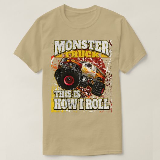 Monster Truck Design by Mons T-shirt (Design voorkant)