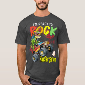 Monster Truck Dinosaur Boys die ik klaar ben om te T-shirt