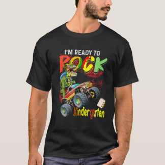 Monster Truck Dinosaurus Jongens Ik ben klaar om R T-shirt