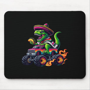 Monster Truck Dinosaurus Taco Sombrero Kinder Jong Muismat
