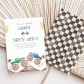 Monster Truck Dirty 3rd-Y verjaardagsfeestje Kaart