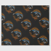 Monster Truck Dit is hoe ik vlieg Cadeaupapier (Vlak)