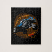 Monster Truck Dit is hoe ik vlieg Legpuzzel (Verticaal)