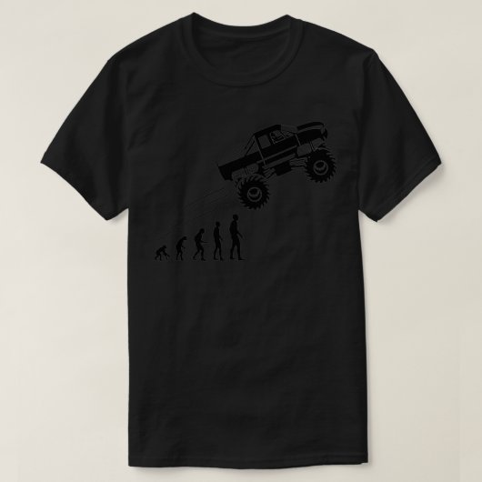 Monster Truck Driver Funny Evolution Pickup Gift T-shirt (Design voorkant)