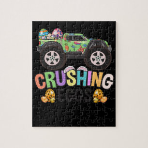 Monster Truck Easter Crushing Eggs Legpuzzel